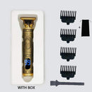 Kemei Professional Hair Clipper Beard Trimmer men's hair trimmer LCD digital display cordless haircut electric razor shaver 5 AExp