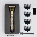 Kemei Professional Hair Clipper Beard Trimmer men's hair trimmer LCD digital display cordless haircut electric razor shaver 5 AExp