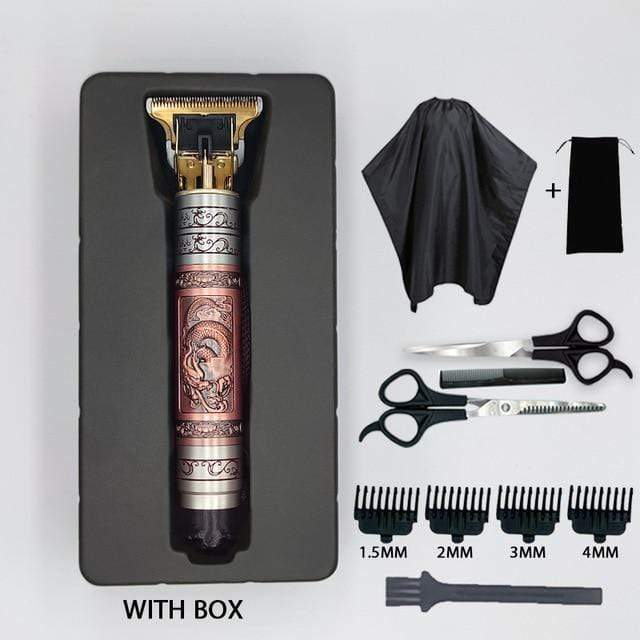 Kemei Professional Hair Clipper Beard Trimmer men's hair trimmer LCD digital display cordless haircut electric razor shaver 5 AExp