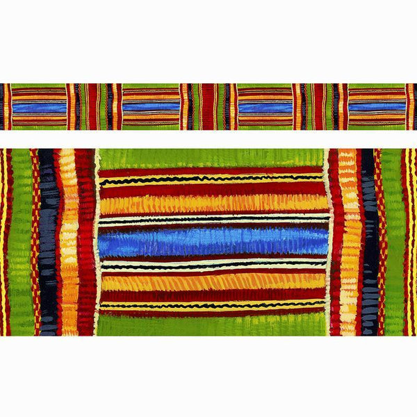 KENTE CLOTH DESIGN BORDERS STRAIGHT-Learning Materials-JadeMoghul Inc.