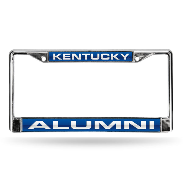 Subaru License Plate Frame Kentucky Alumni Laser Chrome Frame
