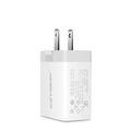 KEYSION 3 Ports Quick Charger QC 3.0 30W USB Charger For iphone XS Max XR 8 7 Plus for Samsung Huawei Xiaomi Fast Charger QC3.0-White-US-JadeMoghul Inc.