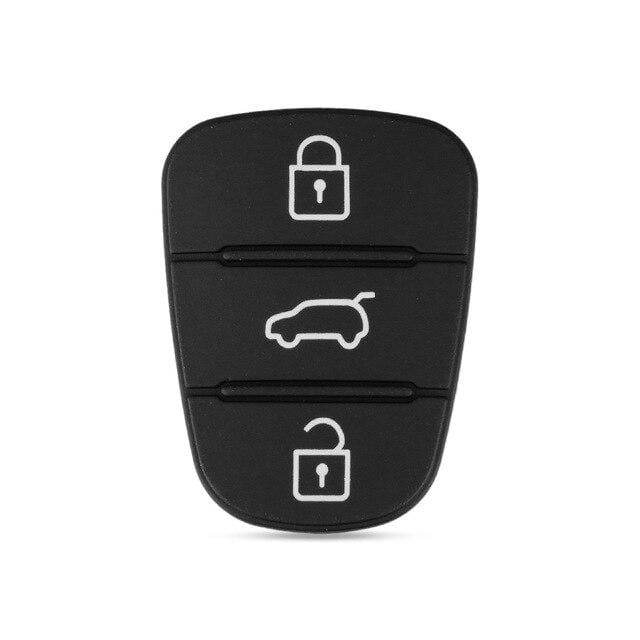 KEYYOU Rubber Button Pad For Hyundai I30 IX35 Solaris Accent Elantra Sportage Hold Kia K2 K5 RIO Verna Flip Car Remote Key Shell JadeMoghul Inc. 