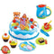 Kids 80 Pieces Birthday Cake set-55Pcs Blue 312B-JadeMoghul Inc.
