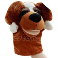 Kids Cute Plush Velour Animals Hand Puppets-Dog-JadeMoghul Inc.