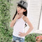 Kids Solid Candy Color 100% Cotton Children's Summer Tops Clothes Sleeveless Shirts Tanks Camisoles Vest For Children Boys Girls-White-2T-JadeMoghul Inc.