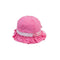 Kids Toddlers Baby Girls Sun Hat Polka Dot Flower Bucket Cap Bowknot Pearl Hat-Pink-JadeMoghul Inc.
