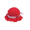 Kids Toddlers Baby Girls Sun Hat Polka Dot Flower Bucket Cap Bowknot Pearl Hat-Red-JadeMoghul Inc.
