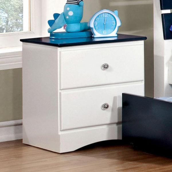 Kimmel Transitional Style Night Stand, White