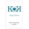 King Of Hearts Rectangular Playing Card Sticker Metallic Berry (Pack of 1)-Favor-Metallic Oasis Blue-JadeMoghul Inc.