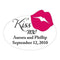 Kiss Me Sticker (Pack of 1)-Wedding Favor Stationery-JadeMoghul Inc.