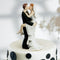 Kissing Couple Cake Topper Light Skin Tone (Pack of 1)-Wedding Cake Toppers-JadeMoghul Inc.