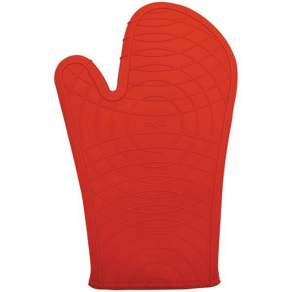 Kitchen Accessories Silicone Oven Mitt, 12", Red Petra Industries