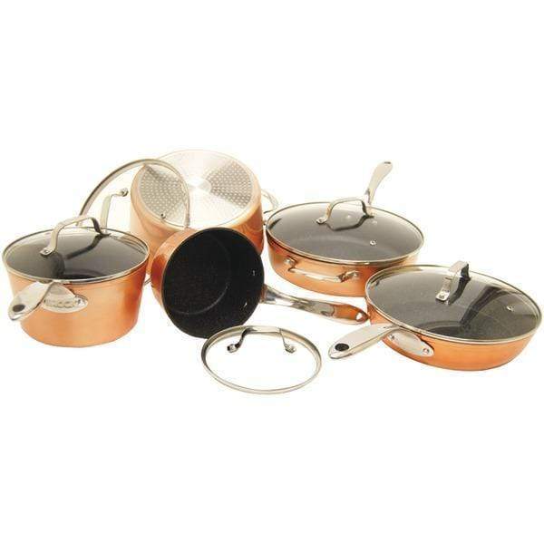 THE ROCK(TM) by Starfrit(R) 10-Piece Copper Cookware Set