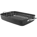 THE ROCK(TM) by Starfrit(R) 17" Roaster with Rack & Stainless Steel Handles