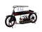 Kitchen Metal Rack - 14" X 72" X 35" Black and Red Black And Red Motorcycle Wine Rack HomeRoots