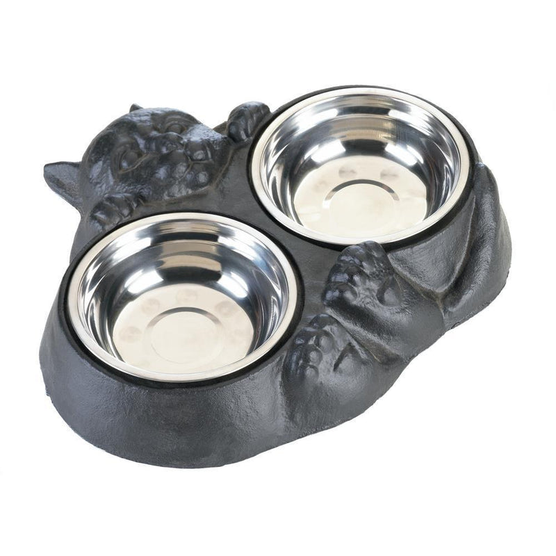 Modern Living Room Decor Kitty Cat Pet Bowl Set