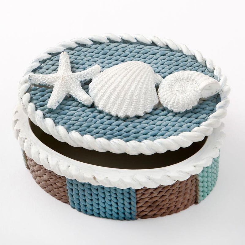knit style beach covered box from gifts by fashioncraft-Personalized Gifts for Women-JadeMoghul Inc.