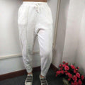 Knitted Cable Design Warm Pants-White-One Size-JadeMoghul Inc.