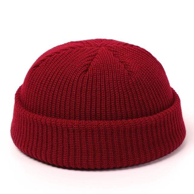 Knitted Hats for Women Skullcap Men Beanie Hat Winter Retro Brimless Baggy Melon Cap Cuff Docker Fisherman Beanies Hats For Men AExp