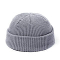 Knitted Hats for Women Skullcap Men Beanie Hat Winter Retro Brimless Baggy Melon Cap Cuff Docker Fisherman Beanies Hats For Men AExp