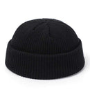 Knitted Hats for Women Skullcap Men Beanie Hat Winter Retro Brimless Baggy Melon Cap Cuff Docker Fisherman Beanies Hats For Men AExp