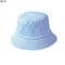 Korean Adult Kids Summer Foldable Bucket Hat Solid Color Hip Hop Wide Brim Beach UV Protection Round Top Sunscreen Fisherman Cap JadeMoghul Inc. 