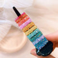 Korean Rainbow Hair Clips Big Crabs For Ponytail Bun Hair Clamps Candy Color Hairpin Accessories Fashion Headdress Gifts AExp