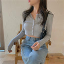 Korean Style O-neck Short Knitted Sweaters Women Thin Cardigan Fashion  Sleeve Sun Protection Crop Top Ropa Mujer JadeMoghul Inc. 