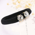 Korean Style Women's Hair Accessories Ladies Elastic Hair Band Luxury Rhinestone Female Hair Accessories Head Wear NS125-2 rhinestone-JadeMoghul Inc.