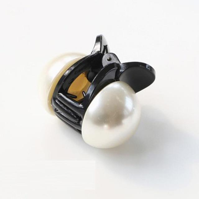 Korean Sweet Mini Round Pearl Hairpins For Women Girls Hair Claw Barrettes Hair Crab Clips Styling Make UP Tool Hair Accessories AExp