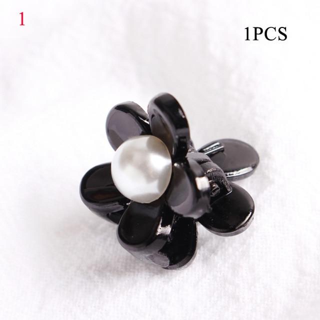 Korean Sweet Mini Round Pearl Hairpins For Women Girls Hair Claw Barrettes Hair Crab Clips Styling Make UP Tool Hair Accessories AExp
