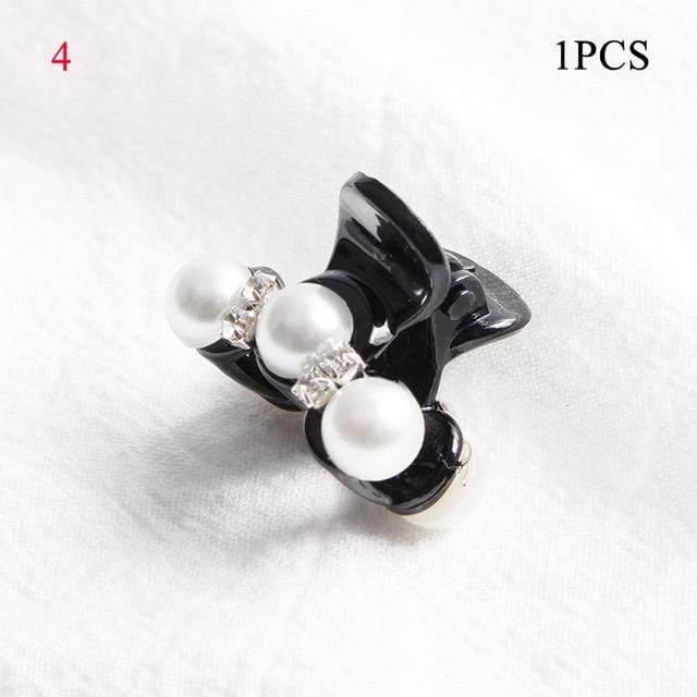 Korean Sweet Mini Round Pearl Hairpins For Women Girls Hair Claw Barrettes Hair Crab Clips Styling Make UP Tool Hair Accessories AExp
