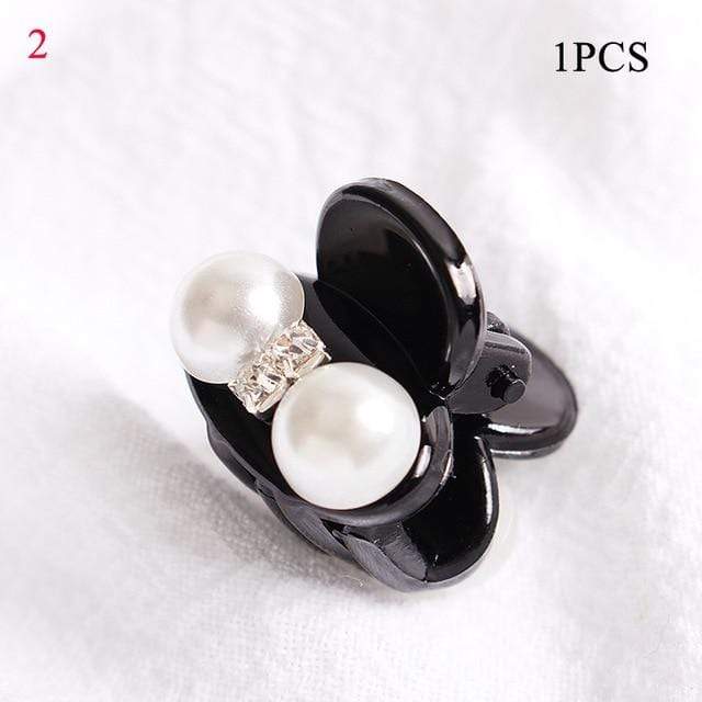 Korean Sweet Mini Round Pearl Hairpins For Women Girls Hair Claw Barrettes Hair Crab Clips Styling Make UP Tool Hair Accessories AExp