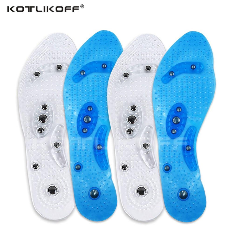 KOTLIKOFF Magnetic Therapy Slimming Insoles Foot Patch Cushion Shoe Insole Gel Pad Acupressure Slimming Insoles Foot Care Insert JadeMoghul Inc. 