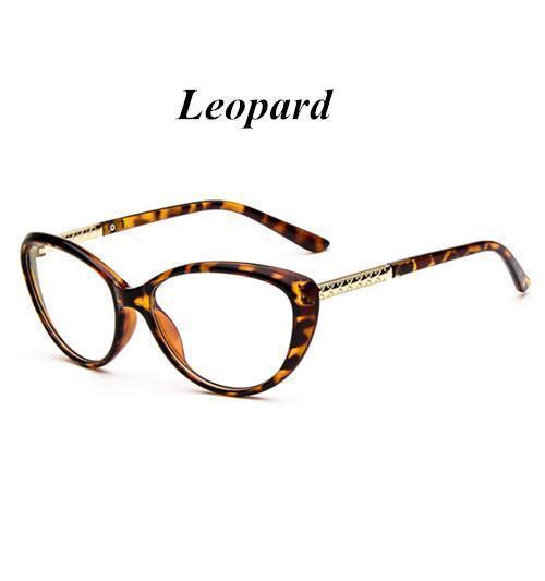 KOTTDO Women Retro Cat Eye Eyeglasses Brand Spectacles Glasses Optical Spectacle Frame Vintage Computer Reading Glasses oculos-leopard-JadeMoghul Inc.