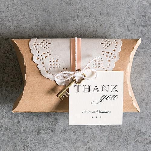 Kraft Favor Box with Lace Wrapper Chocolate Brown (Pack of 3)-Popular Wedding Favors-JadeMoghul Inc.