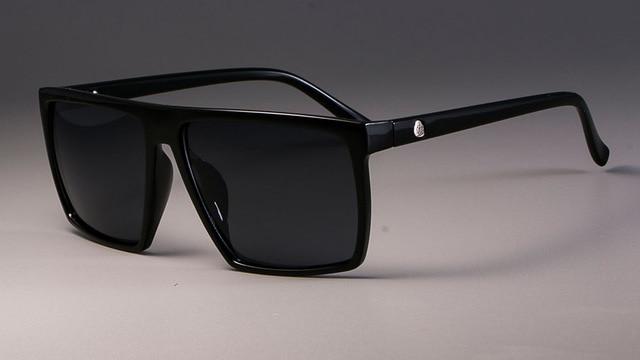 Kulou Retro Square Sunglasses Steampunk Men Women Brand Designer Glasses SKULL Logo Shades UV Protection Gafas