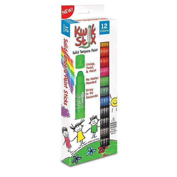 KWIK STIX TEMPERA PAINT 12PK PRIME-Supplies-JadeMoghul Inc.