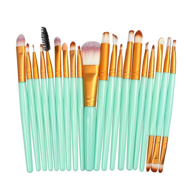 La Milee 20/5Pcs Makeup Brushes Set Eye Shadow Foundation Powder Eyeliner Eyelash Lip Make Up Brush Cosmetic Beauty Tool Kit Hot AExp