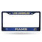 Cute License Plate Frames Los Angeles Rams Retro Navy Colored Chrome Frame