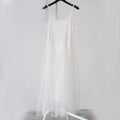 Lace Tank Dress-White-One Size-JadeMoghul Inc.