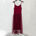 Lace Tank Dress-wine red-One Size-JadeMoghul Inc.