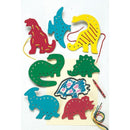 LACING & TRACING DINOSAURS 7/PK-Learning Materials-JadeMoghul Inc.