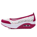 Ladies Casual Women Sneakers Shoes Flats Shoes Platform Breathable Mesh Platform Shoe-red 62-10-JadeMoghul Inc.