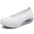 Ladies Casual Women Sneakers Shoes Flats Shoes Platform Breathable Mesh Platform Shoe-white 63-10-JadeMoghul Inc.