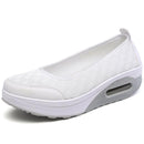 Ladies Casual Women Sneakers Shoes Flats Shoes Platform Breathable Mesh Platform Shoe-white 63-10-JadeMoghul Inc.