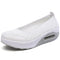 Ladies Casual Women Sneakers Shoes Flats Shoes Platform Breathable Mesh Platform Shoe-white 63-10-JadeMoghul Inc.