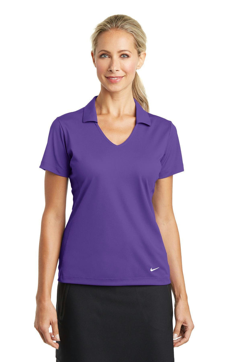 Ladies Nike Golf Ladies Dri-FIT Vertical MeshPolo. 637165 Nike