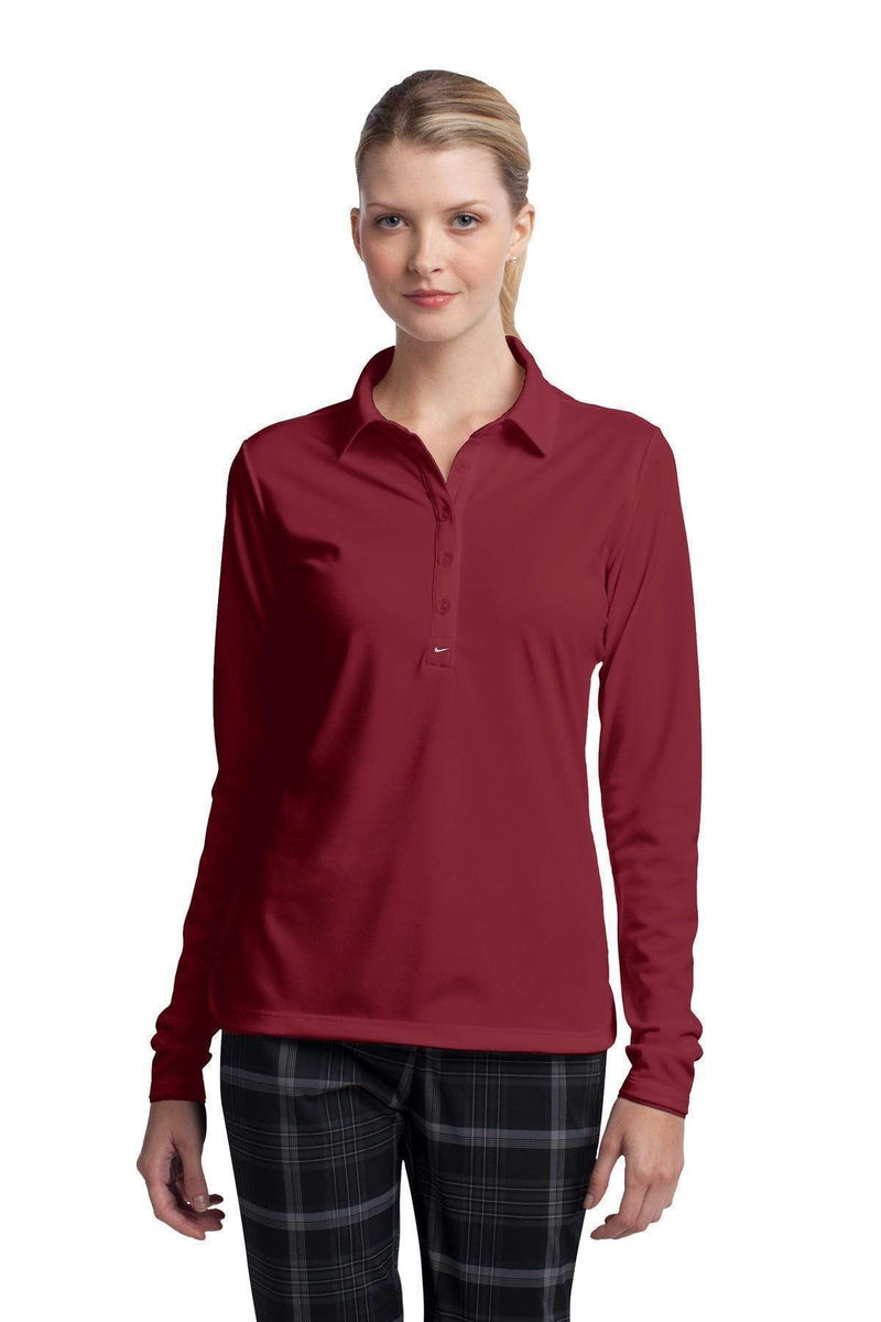 Ladies Nike Golf Ladies Long Sleeve Dri-FIT Stretch Tech Polo. 545322 Nike